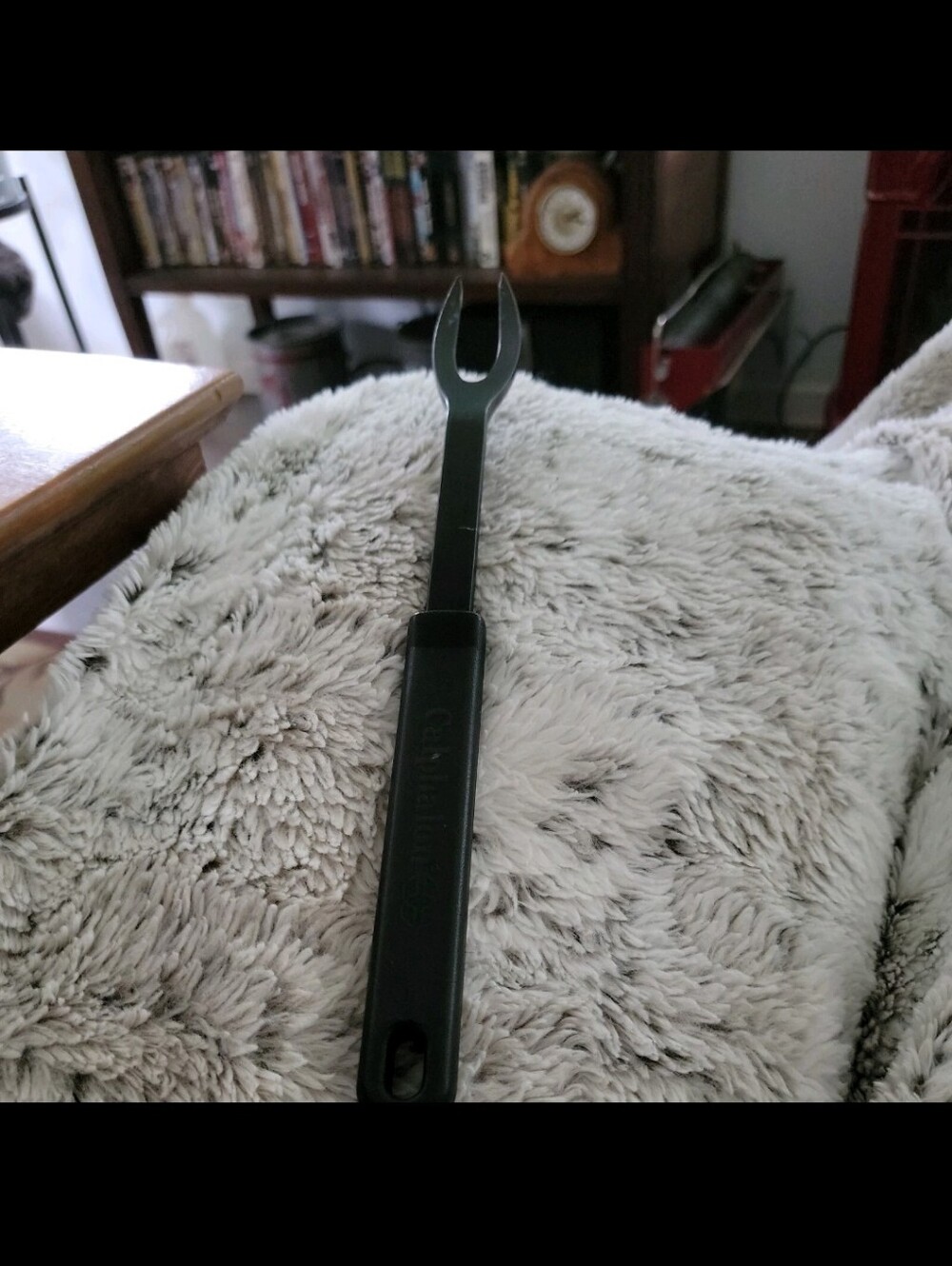 Vintage Calphalon Black Nylon Plastic Meat Serving Fork